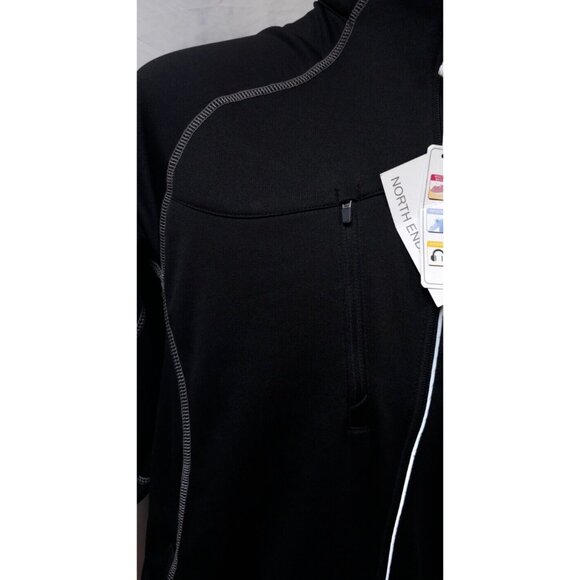 New North End Mens Medium Black Gravity Performance Full Zip Fleece Jacket - Picture 13 of 16